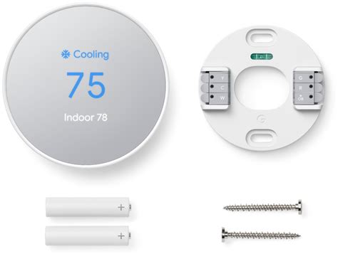 Google Nest Smart Programmable Wifi Thermostat Charcoal GA02081-US ...