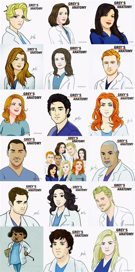 Cartoon Greys Anatomy Drawing - Life Educations