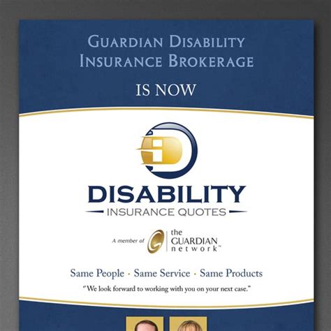 Disability Insurance Quotes advertisement | Postcard, flyer or print contest