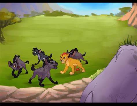 The lion guard vs Janja`s clan(with Other hyenas) by YokuImmobylen on ...