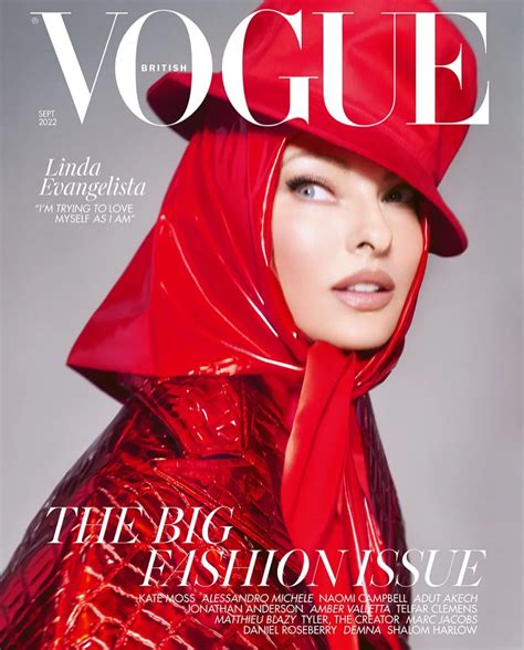 Linda Evangelista 2022 Vogue UK Cover Fendi Campaign Photos