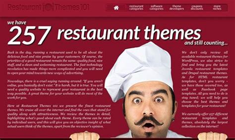 Restaurant Themes 101 released, the largest collection of restaurant ...