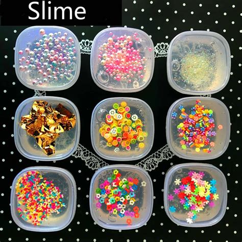 Fun Toys DIY Crystal Color Mud Slime Toys For Children Adults Relaxed Plasticine Rubber Mud Gift ...