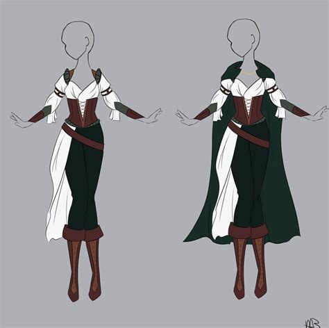 Clothing design Bard by Sluierstaartje on DeviantArt