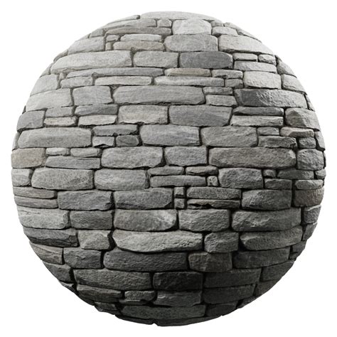 Thin Mosaic Old Stone Brick Wall Texture - Poliigon