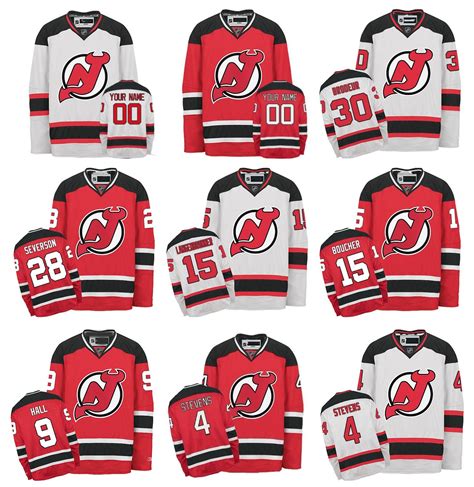 Customized New Jersey Devils Jerseys 30 Martin Brodeur 9 Taylor Hall 11 ...