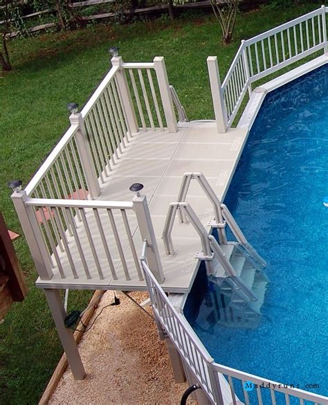 Built In Pool Ladders - A Convenient Accessory For Your Swimming Pool - Pool Ideas