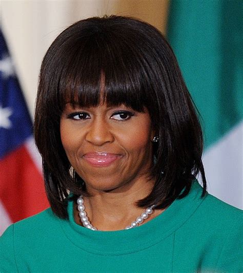 Michelle Obama Hairstyles - Celebrity Latest Hairstyles 2016