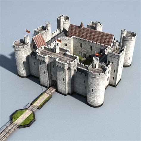 castle 3d obj