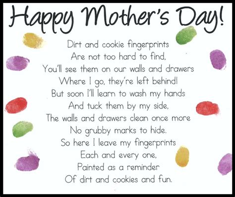 Moms will love this original Mother's Day Hand Print Poem. Free printable! | Mother's Day Crafts ...