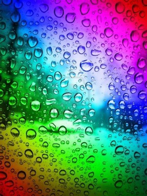 Rain drops on glass color | Rainbow pictures, Rainbow, Blue butterfly ...