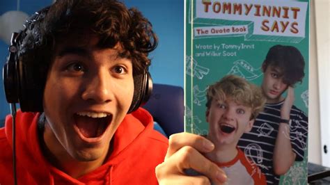 reacting to tommyinnit quote book - YouTube