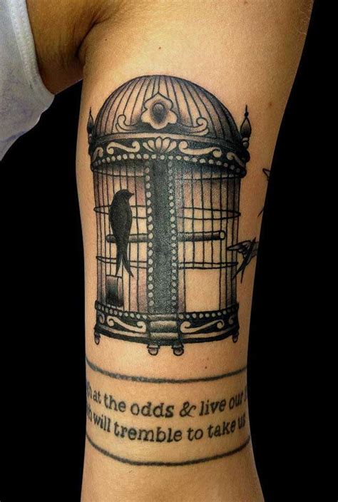 Bird Cage Tattoos Designs, Ideas and Meaning | Tattoos For You