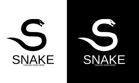 Illustration vector graphic of logo template snake shape letters S ...