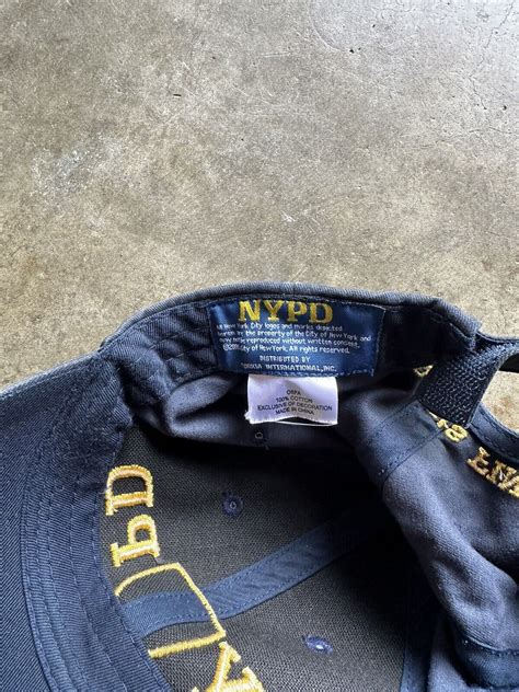 Y2K NYPD Adjustable Police Department Hat “New Yorks … - Gem