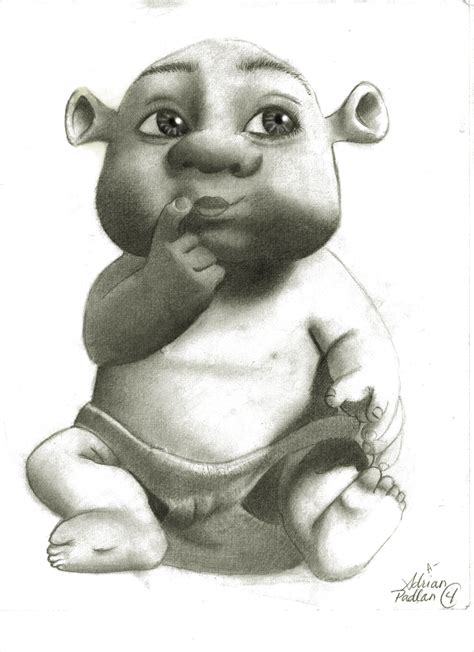 Shrek Baby by ZoinksScoob on deviantART | Movie character drawings, Disney drawings sketches ...