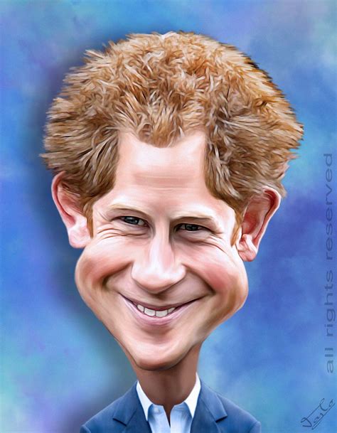 Prince Harry | Celebrity caricatures, Caricature sketch, Funny caricatures