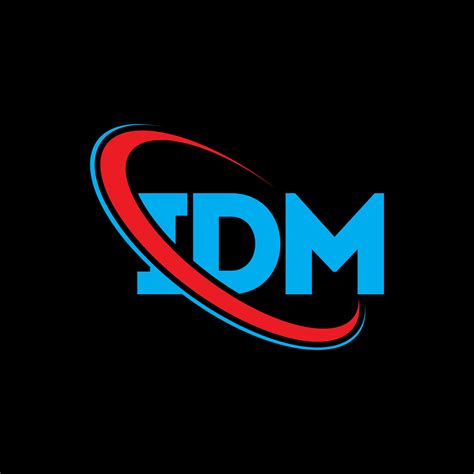 logotipo de idm. letra idm. diseño del logotipo de la letra idm ...