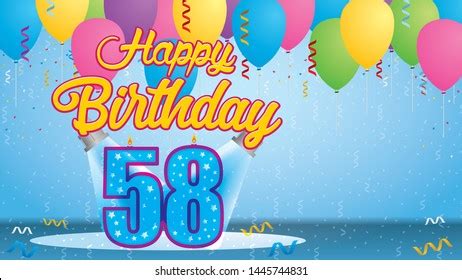 58 Birthday Images, Stock Photos & Vectors | Shutterstock