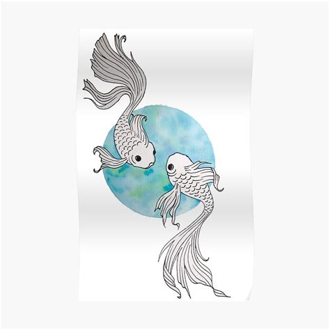 Pisces Fish Drawing at PaintingValley.com | Explore collection of ...