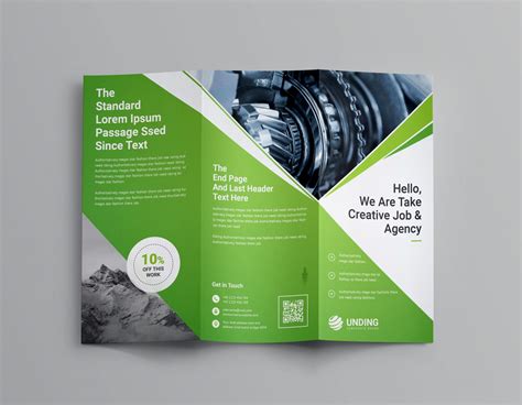 Pearl Professional Tri-Fold Brochure Template 001202 - Template Catalog