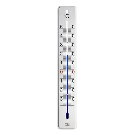 Analogue indoor-outdoor thermometer made of stainless steel | TFA Dostmann