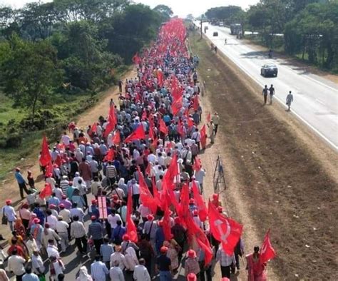 Kisan March:Thousands Of Farmers Gather In Delhi For 2-Day Protest ...