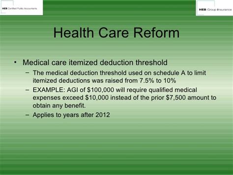 Health Care Reform