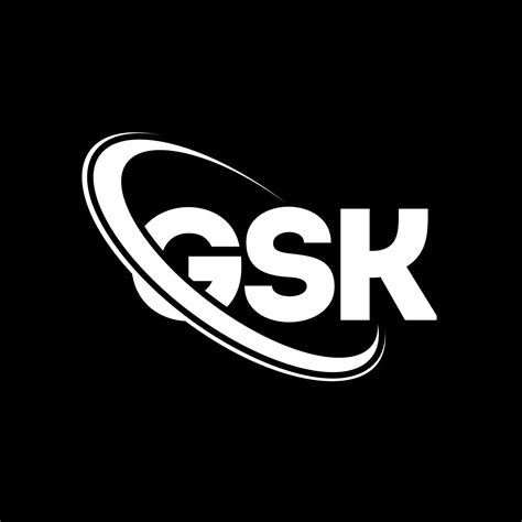 logotipo de gsk. letra gsk. diseño del logotipo de la letra gsk ...