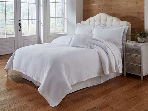 Traditions Linens Bedding Blair Linen Coverlet and Sham