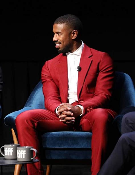 Michael B. Jordan Just Mercy Bryan Stevenson Red Suit | Hjackets