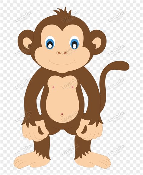 Gambar Monyet Kartun Berwarna - Ape Clipart Monke Monkey Png Image ...