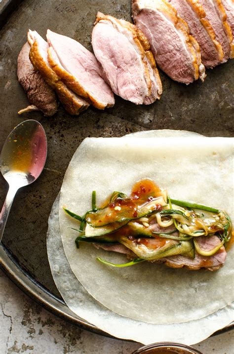 Crispy Duck Pancakes with Cucumber Pickle