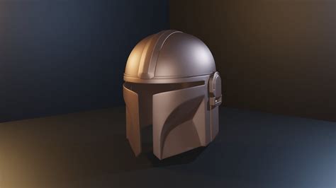 Mandalorian Beskar Helmet 3D Model Custom Replica - Etsy