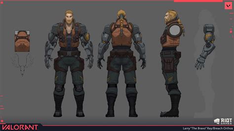 ArtStation - VALORANT, Larry "The Bravo" Ray | Viking character ...