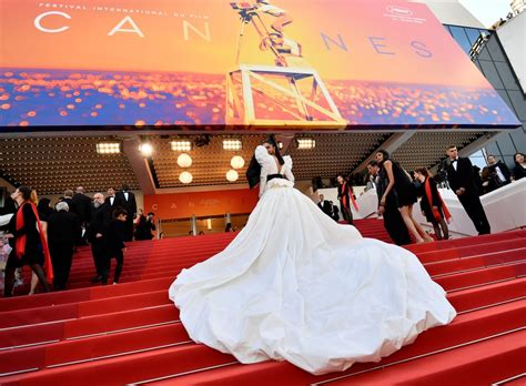 Deepika Padukone White Dress at Cannes 2019 | POPSUGAR Fashion