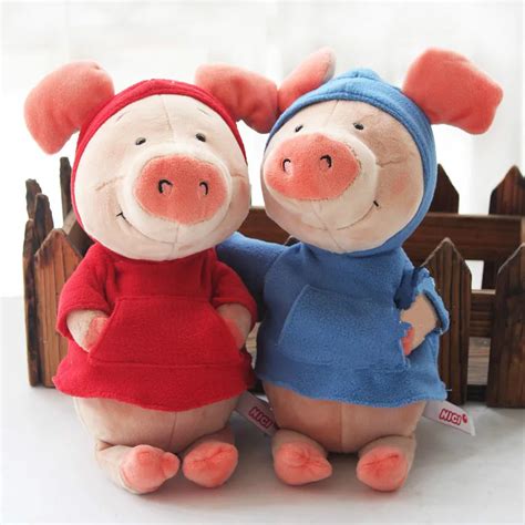 Popular Cartoon 30cm Nici Pig Wibbly Pig 4 Styles Plush Soft Doll ...