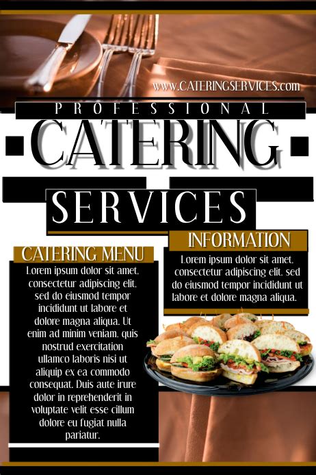 Catering Services template | PosterMyWall