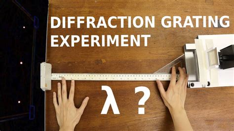 Diffraction Grating Experiment: measuring wavelength | A Level Physics ...