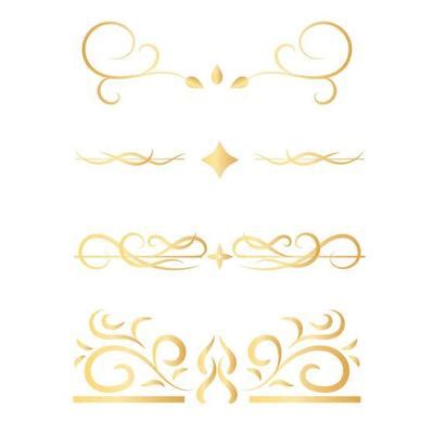 Gold Divider Vector Art, Icons, and Graphics for Free Download