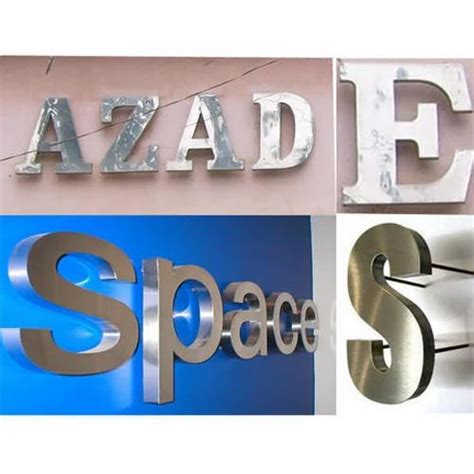 Stainless Steel Letters at Rs 1500/piece | Stainless Steel 3D Letter in Hyderabad | ID: 17201516933