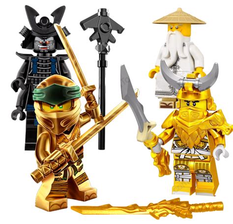 LEGO® NINJAGO | GOLDEN NINJA LLOYD | GARMADON | GOLD DRAGON MASTER ...