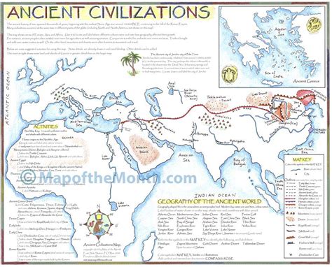 Ancient Civilizations Map - Maps for the Classroom