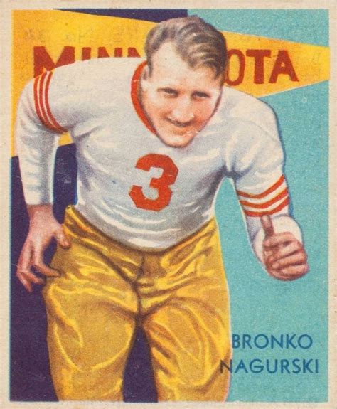 1935 National Chicle Bronko Nagurski #34 Football Card Value Price Guide