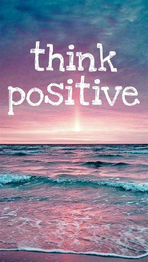 Think positive Quotes wallpapers Positive Quotes Wallpaper, Life Quotes ...