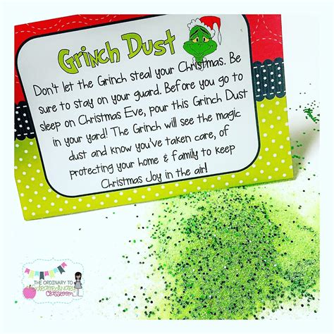 Teacher Deals and Dollar Steals!: Grinch Dust!