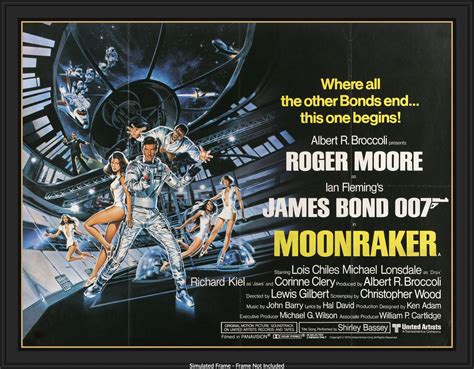 Moonraker (1979) Original British Quad Movie Poster - Original Film Art - Vintage Movie Posters