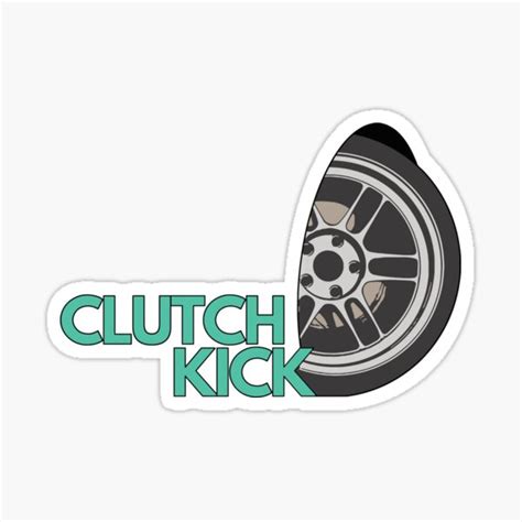 "Drift Clutch Kick Racing Rim" Sticker for Sale by MB-graphic | Redbubble