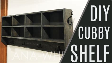 DIY: $40 Cubby Shelf Organizer - YouTube