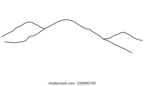 579 3 Mountains Sketch Images, Stock Photos & Vectors | Shutterstock